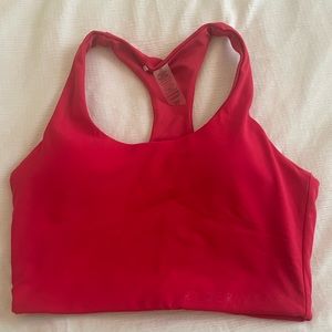Ryderwear sports bra, red, size medium